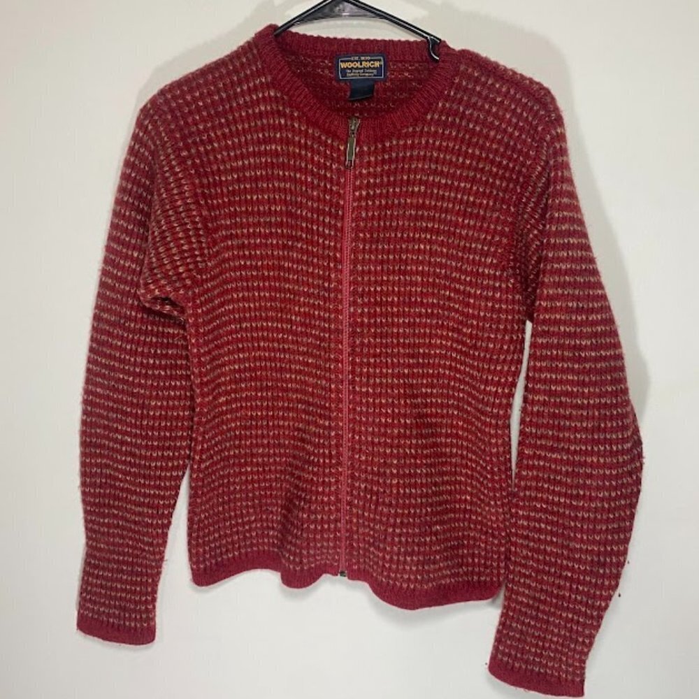 Women's Woolrich 100% Wool Full Zip Jacket